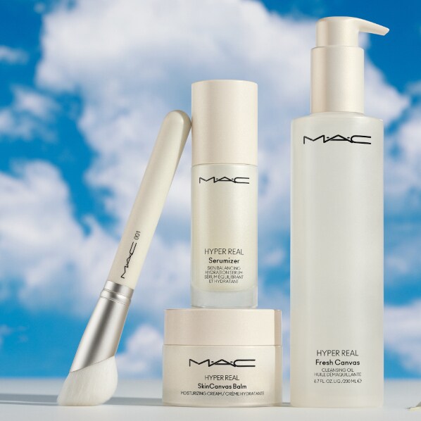 Model shot focusing on natural, radiant skincare